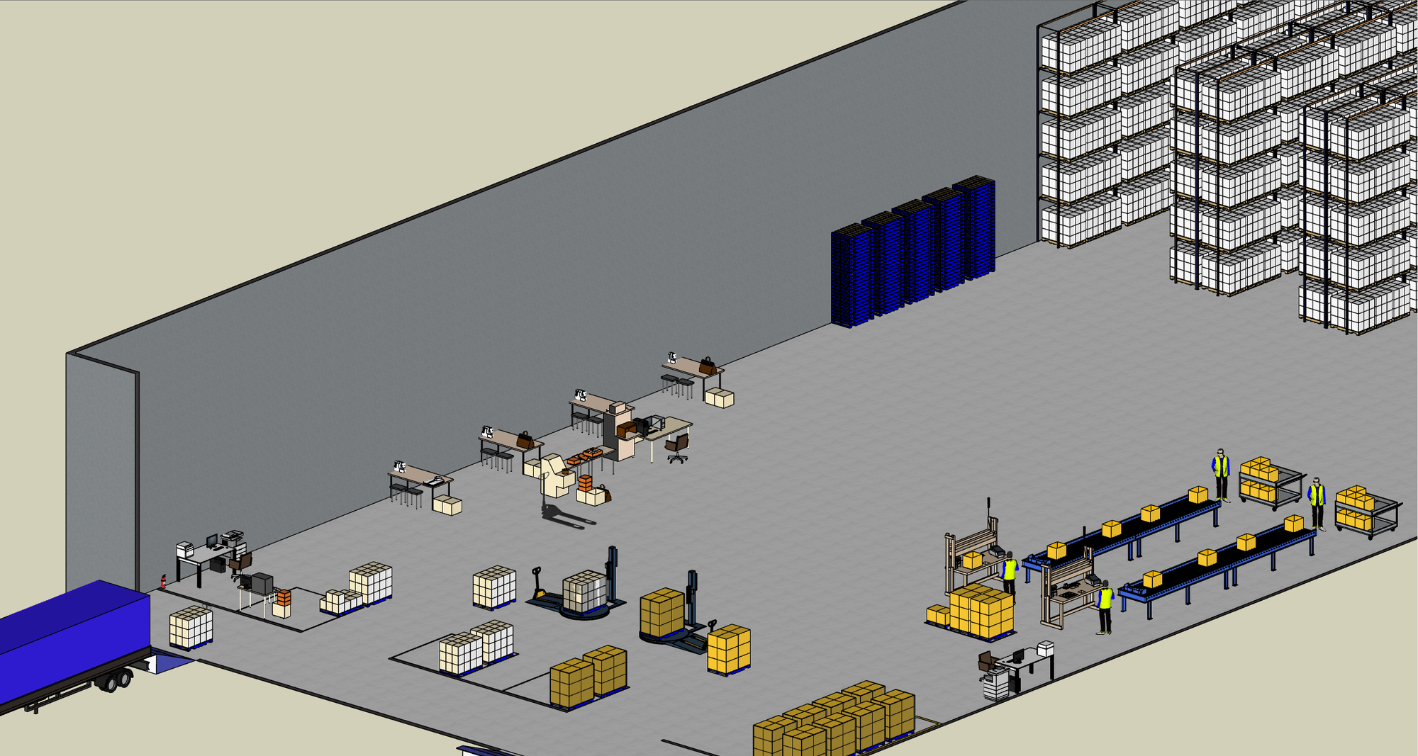 Макет распределительного центра
