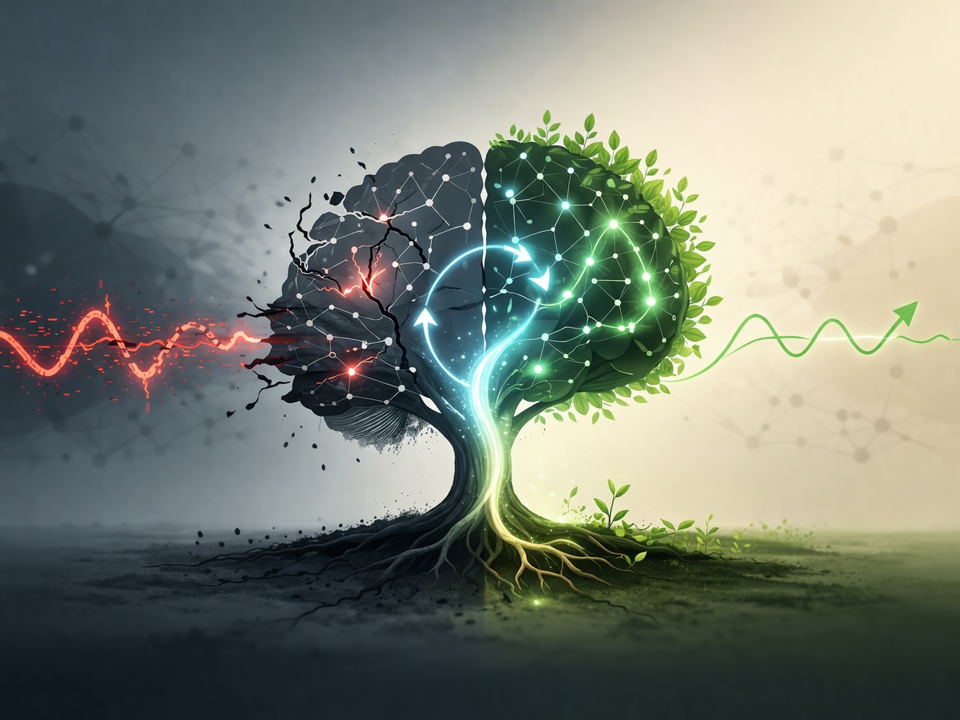 Иллюстрация самовосстанавливающейся нейронной сети